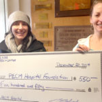 Hubb's Laura and Elliot serve up community donations