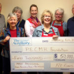 Hospital Auxiliary presents $50,000 toward equipment for cancer care at PEC hospital