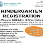 Register your children for kindergarten
