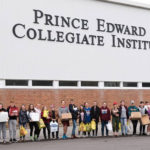 PECI venture students make Thanksgiving delivery to food bank