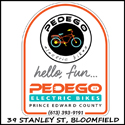 Hello, fun! Rent snowshoes - and very soon - bikes at Pedego PEC!
