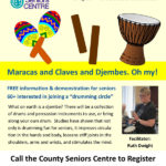 Explore Maracas, Claves and Djembes Wednesday