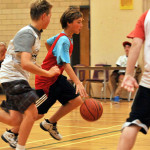 Alley oop - love of basketball on the rebound