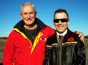 Grant Charlesworth, of Picton, worked on the engines of the actual P-13 Iroquois (Avro Arrow) in the 1950s. Amber Martin photo