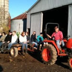 Volunteers pick, bag and load potatoes for food banks