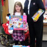 Donates birthday presents to Salvation Army