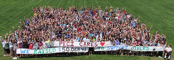 PECI students raise more than $50,000