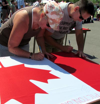 sign the flag