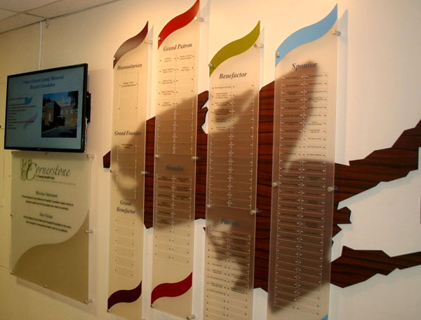 new donor wall