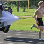 Parachute assists resistance training