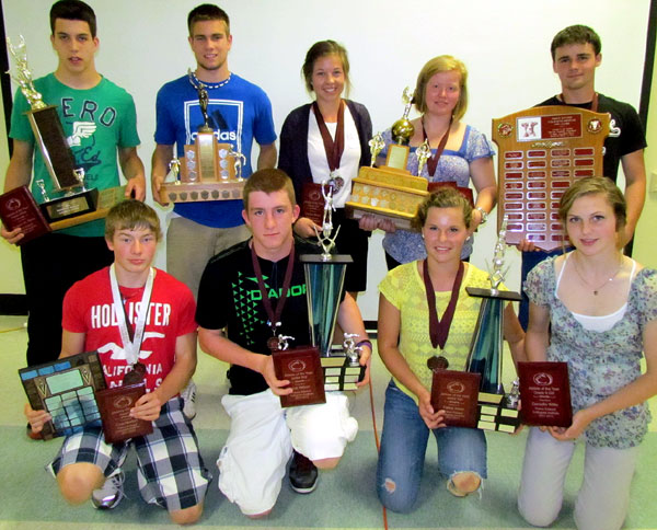PECI major athletic awards 2012 600 PECI Athletes of the Year 2012