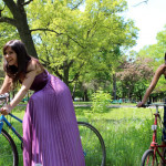 Bicycle Opera performance pedals to Fields on West Lake