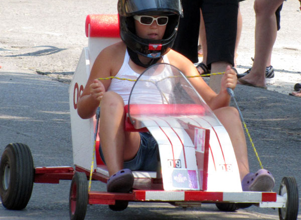 Alexia Prinzen on her way down