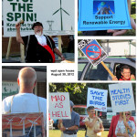 Foes and friends of wind energy blew into wpd open house
