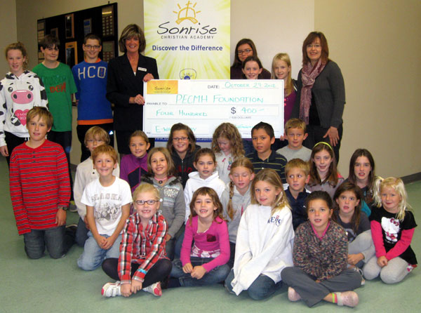 PECMHA donation Sonrise