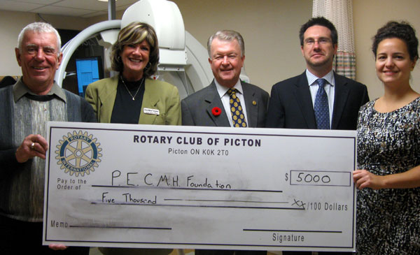 Rotary PECMH donation