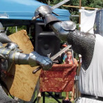 Lords and Ladies merry meet at medieval festival at Hillier
