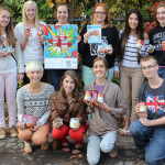Students seek food, not candy, to help 'scare hunger' away