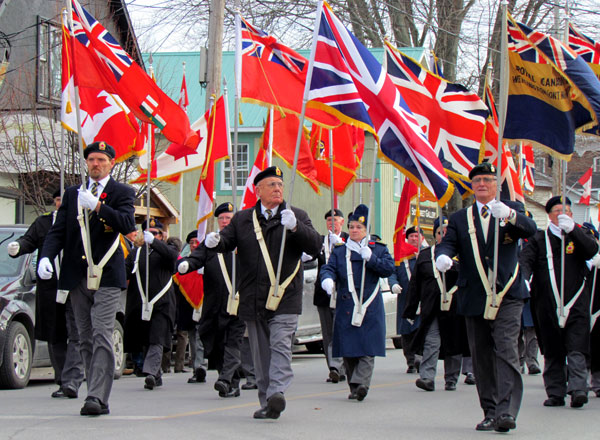 Wellington Legion led the parade