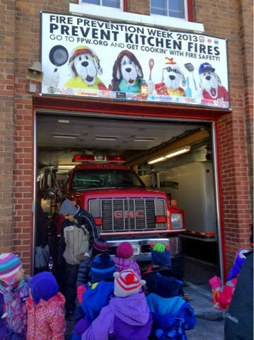 They visited the Picton fire station where they met firefighters and saw the equipment. 