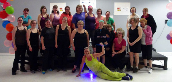 The community centre in Picton was “rocking”under certified Zumba instructor Wanda Anderson’s instruction.  