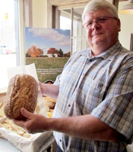In collaboration with thre County farmers, Stonemill grew a test crop of rye in 2012. Last summer it harvested 120 tons of rye now being used in a variety of Stonemill artisan breads.