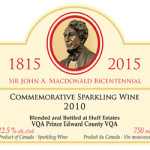 Huff Estates sparkling wine to honour Sir John A. Macdonald