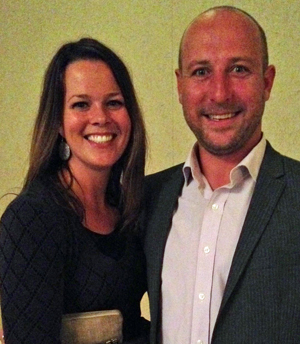 Steve Graham, shown here with his wife Jaime, is the new face representing Hillier