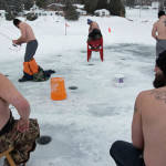 Shirtless anglers reel in a weekend of fun