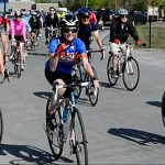 More than 100 cyclists out of the gate for Rotary charities