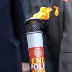 Rotary flame arrives for PolioPlus Lilac Ride