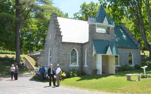 The historic chapel at Glenwood. Peggy deWitt photo