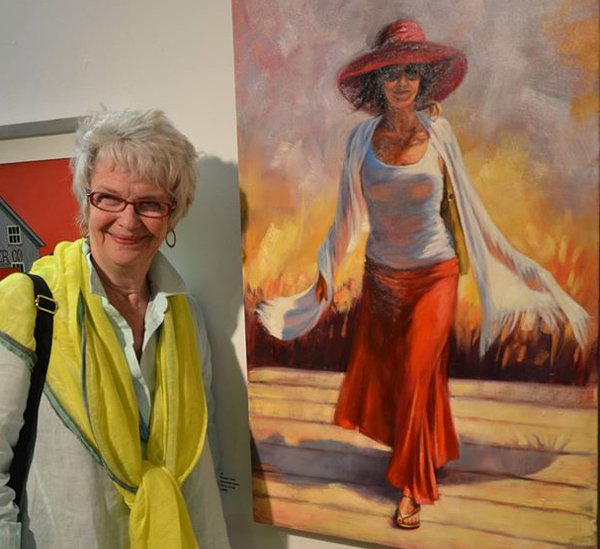 Boardwalk Beauty, by Wellington artist Pamela Carter has been chosen as this year's Peoples' Choice Award. Photo courtesy Barry Norton