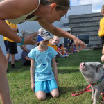 Mini pot bell belly pig a big hit at Kidz Camp