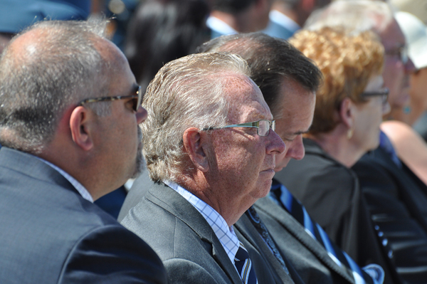 Among the many dignitaries in the audience were Prince Edward County Mayor Robert Quaiff and Prince Edward Hastings MPP Todd Smith. Ross Lees photo