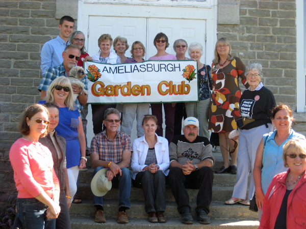 Ameliasburgh Garden Club dedication group.