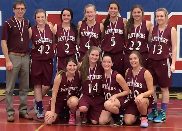 PECI's Senior Girls basketball team played its best game of the season and nearly upset the defending COSSA champs from BSS. Final score 40-35. Silver feels great! #gopanthers