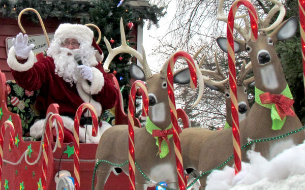 Wellington's event was Santa's final parade in the County. If you missed getting your photograph with him, he will be at the Angel Campaign Office Saturday, Dec. 12 from 10 a.m. to 2 p.m. Just bring a canned good donation, or a new toy to donate.