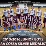 PECI Jr. Boys Basketball slam dunks silver season