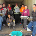 PECI Environmental students clean up with e-cycling event