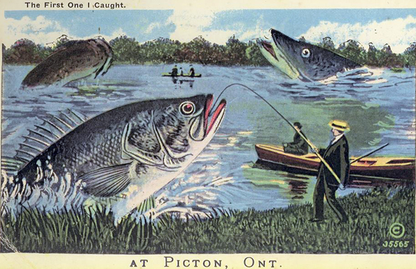 In honour of the opening of fishing season, the Prince Edward County Museums Facebook shared this marvellous vintage postcard to mark the occasion. The museums' season opens May long weekend. Watch for details. Some things never change?