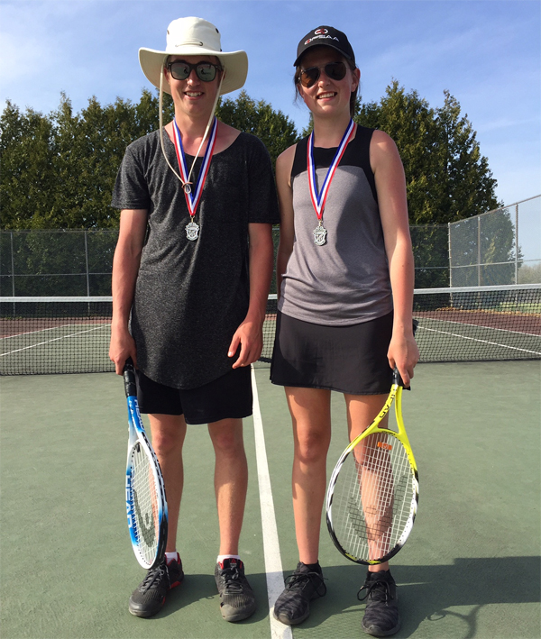 Isaac Cairns and Brittany Payne - Mixed Doubles Silver
