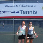 PECI tennis doubles team at OFSSA