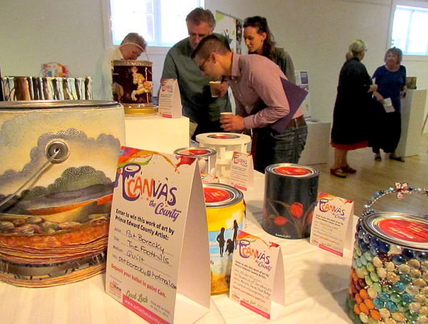 CANvas cans were viewed at the launch of the new campaign.