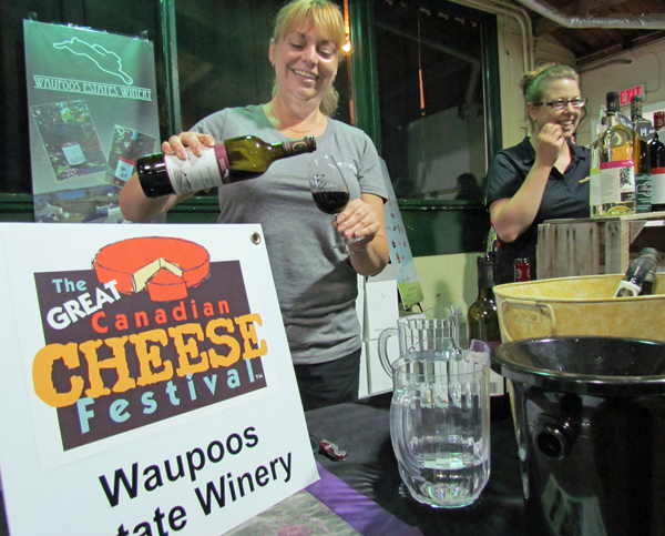 Cindy Whitelock, of Waupoos Estates Winery, said the crowd was the biggest she's seen yet for the festival.
