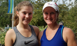 Daughter - Mother team of Kathy McAlpine and Abby Terpstra. - Theresa Durning photo