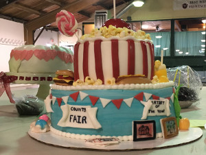 One of the Bake Off Challenge cakes auctioned at the Picton Fair was this delightful entry from Mary Lou Pringle.