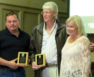 Jay Rutherford and Art Miersma were honoured by Judy Fraser