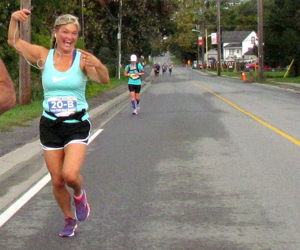 Jen Ronan was part of the Team Green Point Road Runners including Ej Kolb, Will Ronan and Edward Hutchings.
