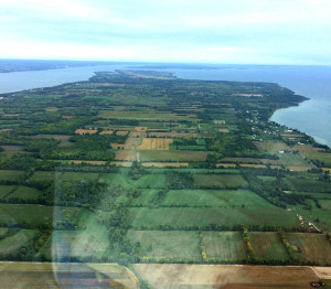 North Marysburgh from the cockpit of a Herc. - Robert Quaiff photo